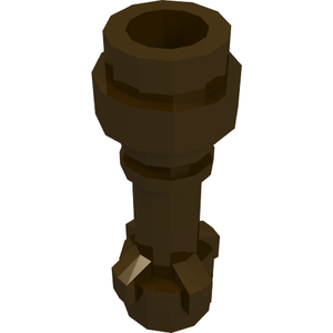 LEGO 64567 Minifigure, Weapon Lightsaber Hilt Straight in Dark Brown - Authentic LEGO Part