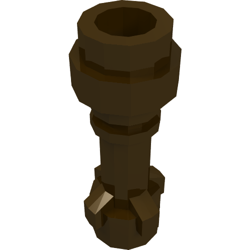 LEGO 64567 Minifigure, Weapon Lightsaber Hilt Straight in Dark Brown - Authentic LEGO Part