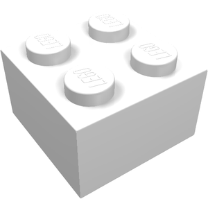 LEGO 3003 Brick 2 x 2 in White - Authentic LEGO Part