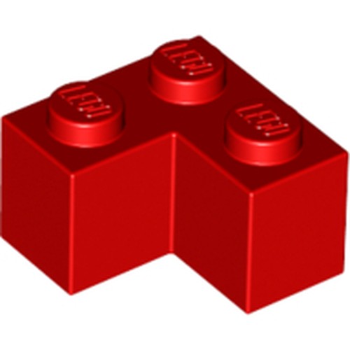 LEGO 2357 Brick 2 x 2 Corner in Red - Authentic LEGO Part
