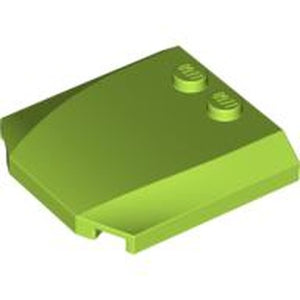 LEGO 45677 Wedge 4 x 4 x 2/3 Triple Curved in Lime - Authentic LEGO Part