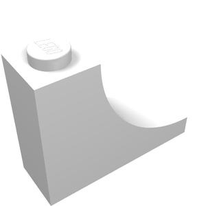 LEGO 18653 Arch 1 x 3 x 2 Inverted in White - Authentic LEGO Part