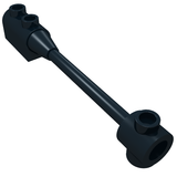 LEGO 30359a Bar 1 x 8 with Brick 1 x 2 Curved Top End (Original, No Axle Holder) in Black - Authentic LEGO Part