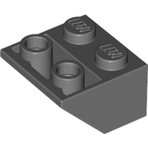 LEGO 3660 Slope, Inverted 45 2 x 2 with Flat Bottom Pin in Dark Bluish Gray - Authentic LEGO Part