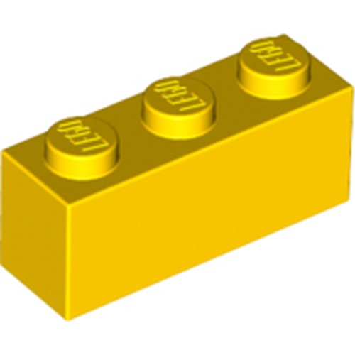 LEGO 3622 Brick 1 x 3 in Yellow - Authentic LEGO Part
