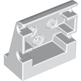 LEGO 6428 Duplo Panel 1 x 2 x 1 2/3 Sloped with 3 Embossed Gauges in White - Authentic LEGO Part