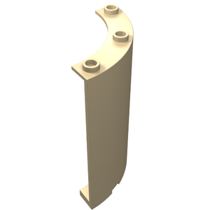 LEGO 30562 Cylinder Quarter 4 x 4 x 6 in Tan - Authentic LEGO Part
