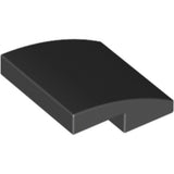 LEGO 15068 Slope, Curved 2 x 2 x 2/3 in Black - Authentic LEGO Part