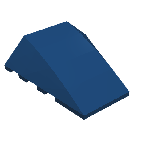 LEGO 47753 Wedge 4 x 4 Triple Curved No Studs in Dark Blue - Authentic LEGO Part