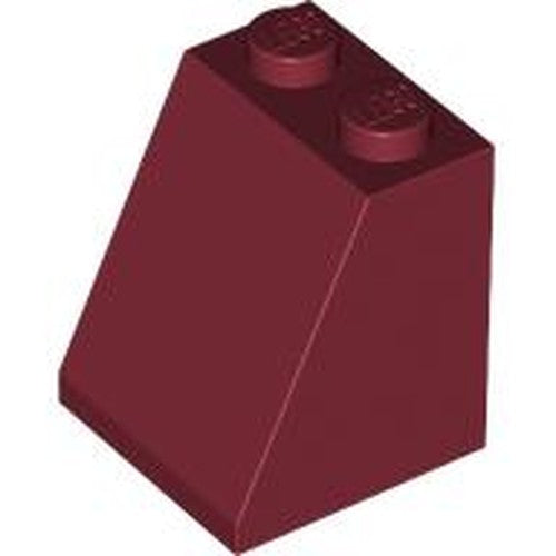 LEGO 3678b Slope 65 2 x 2 x 2 with Bottom Tube in Dark Red - Authentic LEGO Part