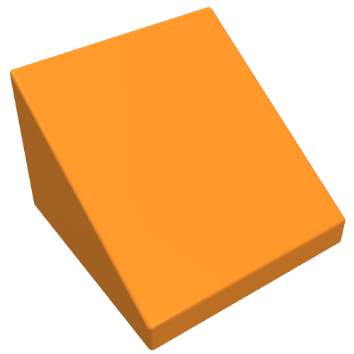 LEGO 54200 Slope 30 1 x 1 x 2/3 in Orange - Authentic LEGO Part