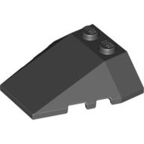LEGO 48933 Wedge 4 x 4 Triple with Stud Notches in Black - Authentic LEGO Part