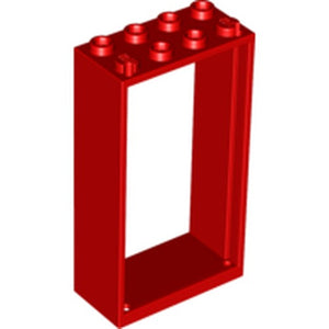 LEGO 60599 Door, Frame 2 x 4 x 6 in Red - Authentic LEGO Part