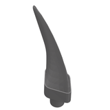 LEGO 87747 Barb / Claw / Horn / Tooth - Medium in Flat Silver - Authentic LEGO Part