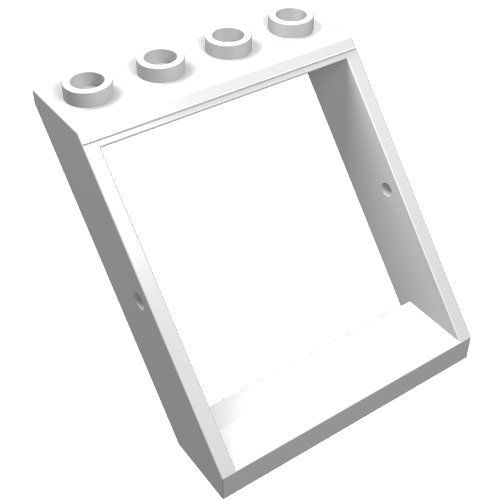 LEGO 4447 Window 4 x 4 x 3 Roof - Main Product Image