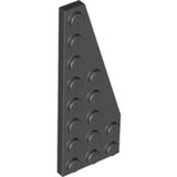 LEGO 50304 Wedge, Plate 8 x 3 Pentagonal Right in Black - Authentic LEGO Part