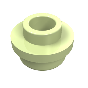 LEGO 85861 Plate, Round 1 x 1 with Open Stud in Yellowish Green - Authentic LEGO Part