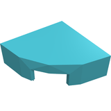 LEGO 25269 Tile, Round 1 x 1 Quarter in Medium Azure - Authentic LEGO Part