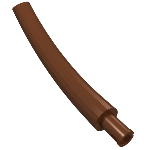 LEGO 40378 Dinosaur Tail / Neck Middle Section with Bar Hole and Technic Pin - Main Product Image