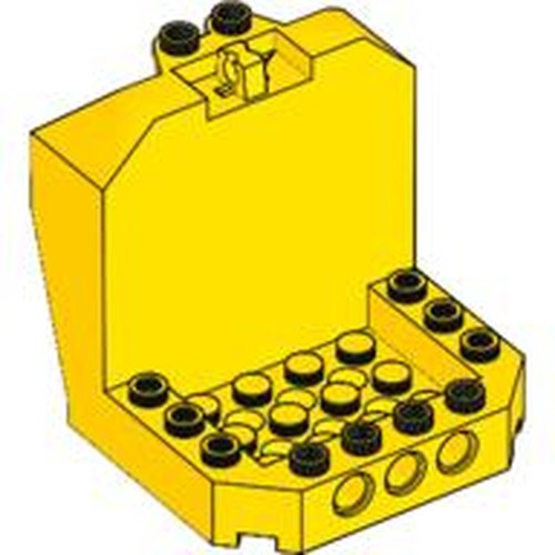 LEGO 30619 Cockpit 6 x 6 x 5 with Hinge in Yellow - Authentic LEGO Part