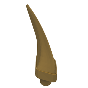 LEGO 87747 Barb / Claw / Horn / Tooth - Medium in Pearl Gold - Authentic LEGO Part
