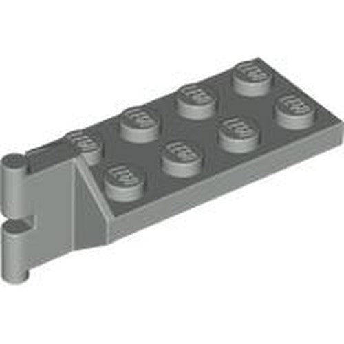 LEGO 3639 Hinge Plate 2 x 4 with Articulated Joint - Male in Light Gray - Authentic LEGO Part