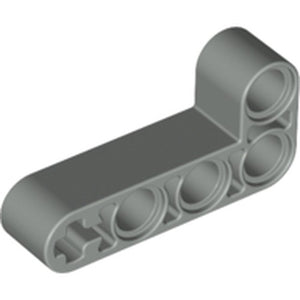 LEGO 32140 Light Bluish Gray Technic, Liftarm, Modified Bent Thick L-Shape 2 x 4 in Light Gray - Authentic LEGO Part