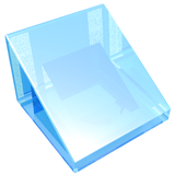 LEGO 54200 Slope 30 1 x 1 x 2/3 in Trans-Medium Blue - Authentic LEGO Part