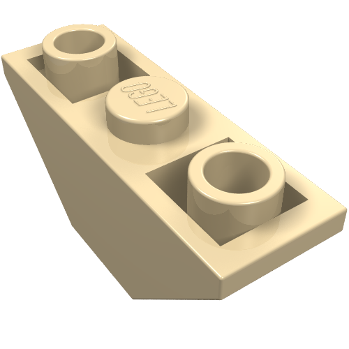 LEGO 2341 Slope, Inverted 45 3 x 1 Double in Tan - Authentic LEGO Part