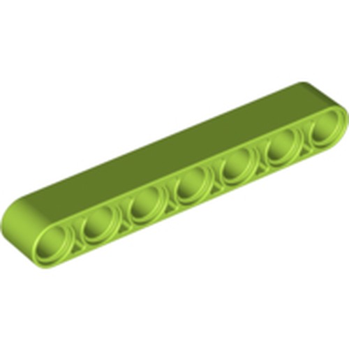 LEGO 32524 Technic, Liftarm Thick 1 x 7 in Lime - Authentic LEGO Part