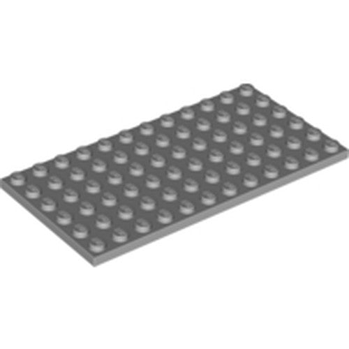 LEGO 3028 Plate 6 x 12 in Light Bluish Gray - Authentic LEGO Part