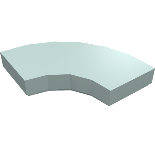 LEGO 27925 Tile, Round Corner 2 x 2 Macaroni in Light Aqua - Authentic LEGO Part