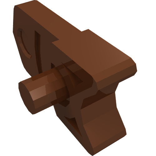 LEGO 15392 Projectile Launcher Part, Trigger for Gun, Mini Blaster / Shooter in Reddish Brown - Authentic LEGO Part