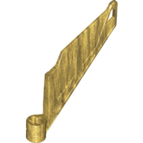 LEGO 61800 Bionicle Wing Small / Tail with Axle Hole in Pearl Gold - Authentic LEGO Part