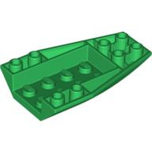 LEGO 43713 Wedge 6 x 4 Triple Inverted Curved in Green - Authentic LEGO Part