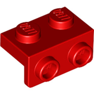 LEGO 99781 Bracket 1 x 2 - 1 x 2 in Red - Authentic LEGO Part