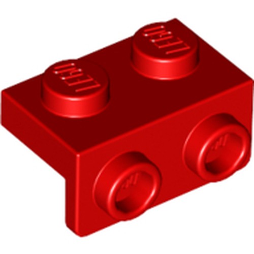LEGO 99781 Bracket 1 x 2 - 1 x 2 in Red - Authentic LEGO Part