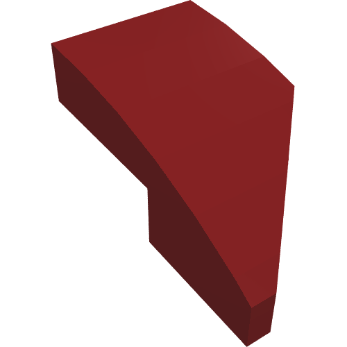 LEGO 29120 Wedge 2 x 1 x 2/3 Left in Dark Red - Authentic LEGO Part
