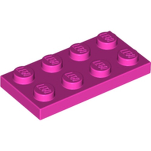 LEGO 3020 Plate 2 x 4 in Dark Pink - Authentic LEGO Part