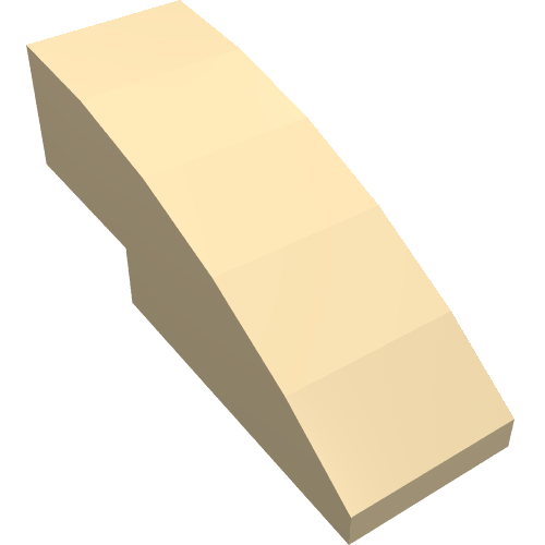 LEGO 50950 Slope, Curved 3 x 1 in Tan - Authentic LEGO Part