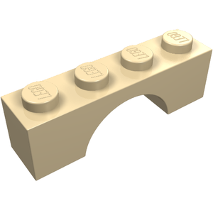LEGO 3659 Arch 1 x 4 in Tan - Authentic LEGO Part