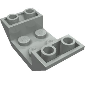 LEGO 4871 Slope Inverted 45° 4 x 2 Double in Light Gray - Authentic LEGO Part