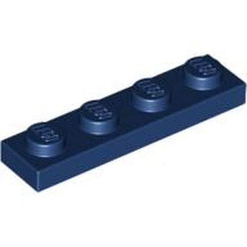 LEGO 3710 Plate 1 x 4 in Dark Blue - Authentic LEGO Part