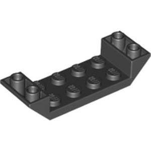 LEGO 22889 Slope, Inverted 45 6 x 2 Double with 2 x 4 Cutout in Black - Authentic LEGO Part