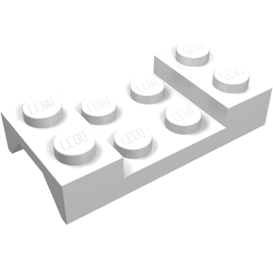LEGO 3788 Vehicle, Mudguard 2 x 4 with Arch Studded in White - Authentic LEGO Part