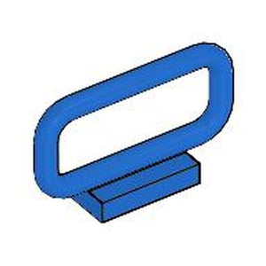 LEGO 6187 Bar 1 x 4 x 2 in Blue - Authentic LEGO Part