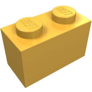 LEGO 3004 Brick 1 x 2 in Bright Light Orange - Authentic LEGO Part