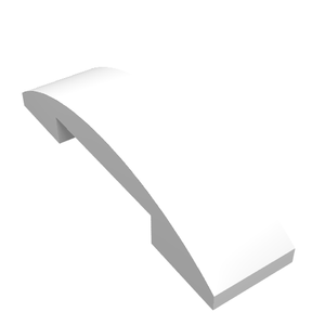 LEGO 93273 Slope, Curved 4 x 1 x 2/3 Double in White - Authentic LEGO Part