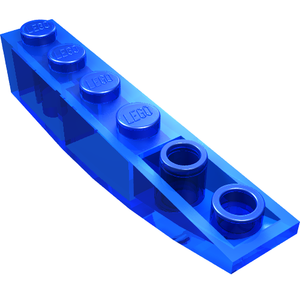LEGO 42023 Slope, Curved 6 x 1 Inverted in Trans-Dark Blue - Authentic LEGO Part