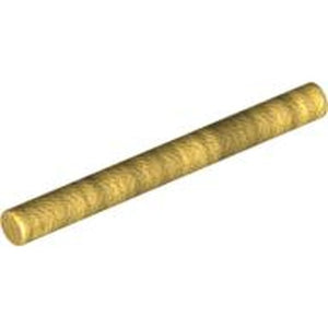 LEGO 30374 Bar   4L (Lightsaber Blade / Wand) in Pearl Gold - Authentic LEGO Part